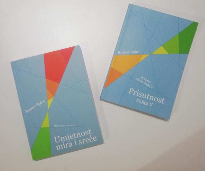 "Umjetnost mira i sreće (Prisutnost I)" je prva prevedena knjiga Ruperta Spire na ovim prostorima